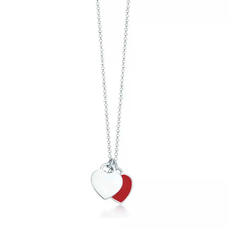 925 Sterling Silver Necklace Brand Fashion Jewelry Woman for Necklace Couple Gift Q0603