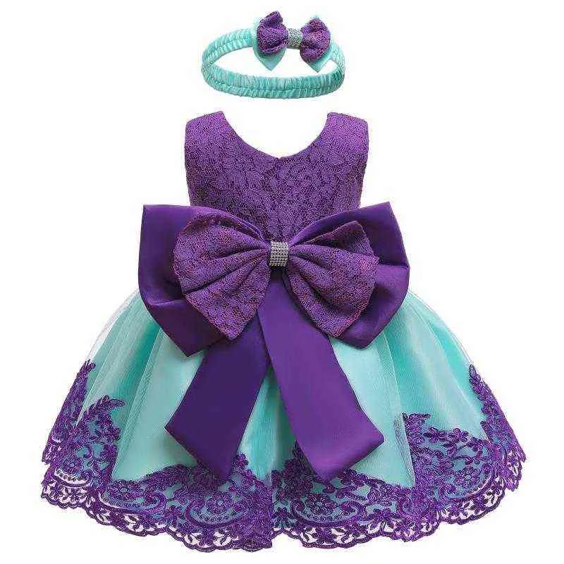 Pasgeboren baby baby prinses jurk voor 3 6 9 18 maanden 1 2 jaren meisjes feestkleding baby 1e verjaardag vestidos kostuum set G1129