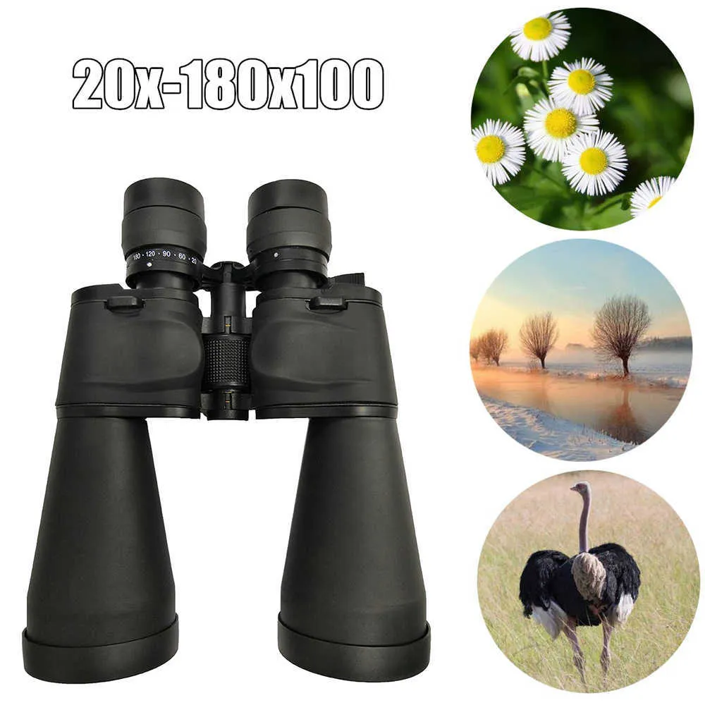 Camping Telescope Professional Binocular Justerable 20-180x100 Zoom Binoculars Outdoor Telescope Binoculars High Power P0823310K