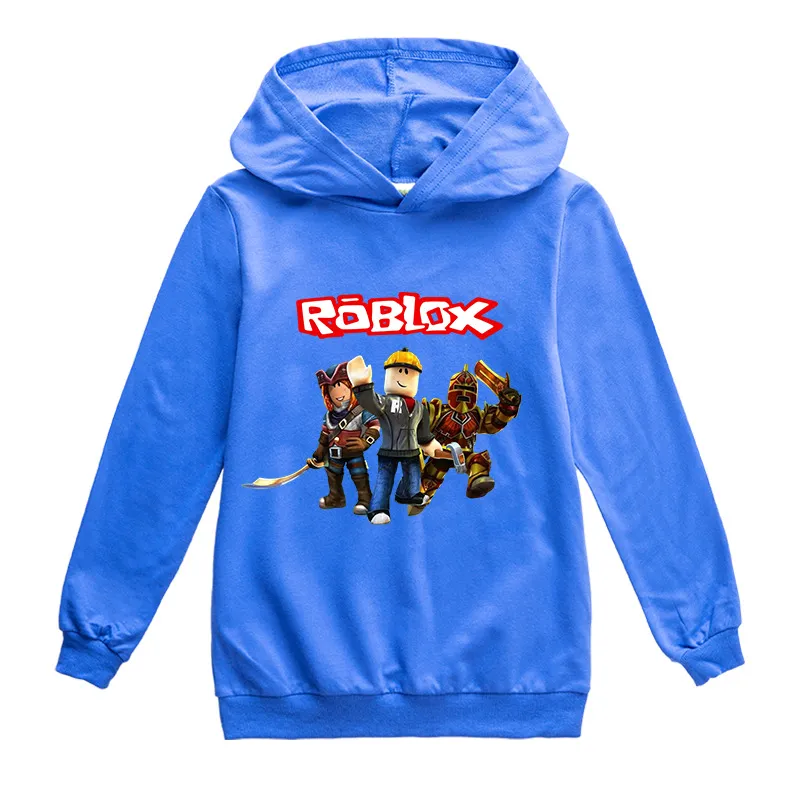 Robloxing Boyshoodie Girls長袖スウェットシャツ漫画セーターキッズフーディー服スプリングアウトドアスポーツPullover2595839