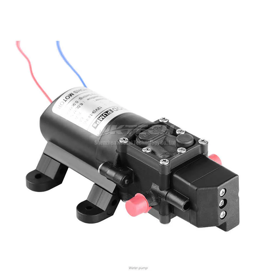 Pompe à eau Pro DC 12V 6A 130PSI 6L/Min diaphragme haute pression auto-amorçante pompes à eau intelligentes interrupteur automatique pour caravanes bateaux 210610