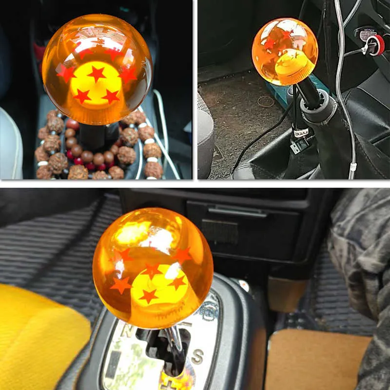 Универсальный Auto Shift Rob Редкая звезда мяч Z Оранжевый мяч 54 мм Диаметр механизма переключения передач Ручка 1-7 звезд автомобиль