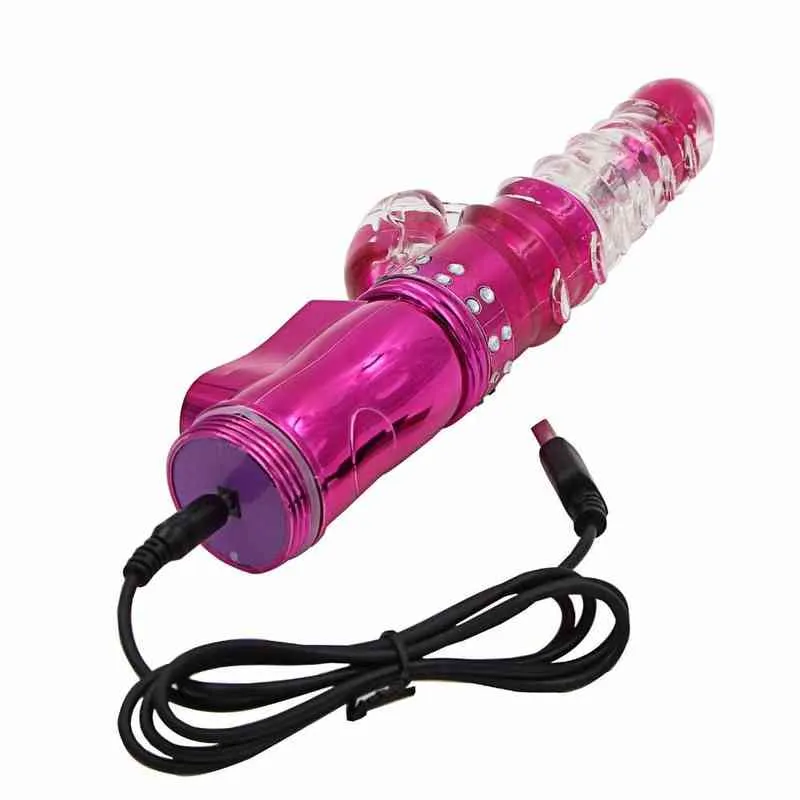 Nxy Vibratori Sex 360 Gradi Swing Dildo Giocattoli Donna Doppio Stimolatore Clitorideo g Spot Rabbit Machine Shop 1220