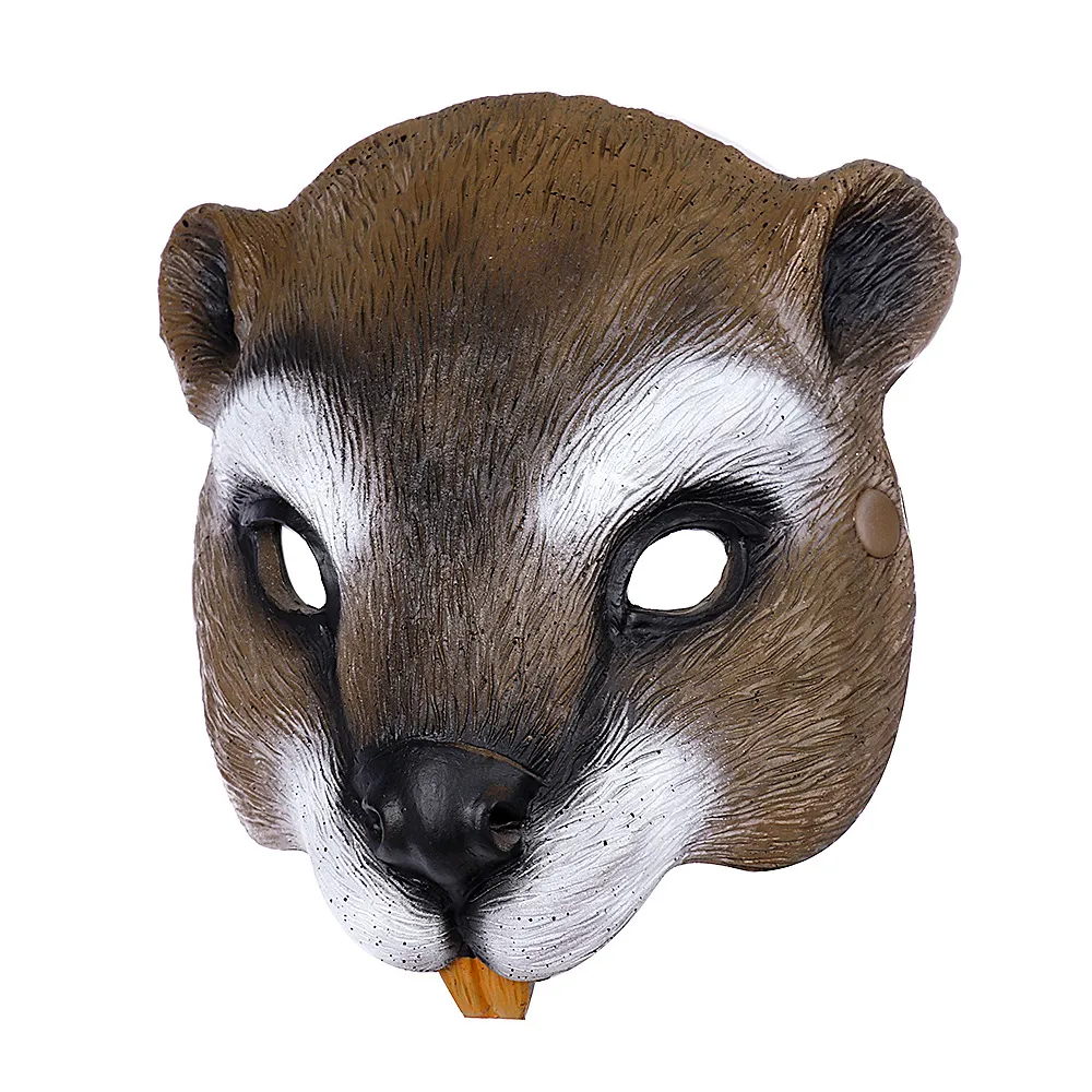 Halloween Ostern Kostüm Party Maske Eichhörnchen Gesichtsmasken Cosplay Maskerade für Erwachsene Männer Frauen PU Masque HNA17012270W