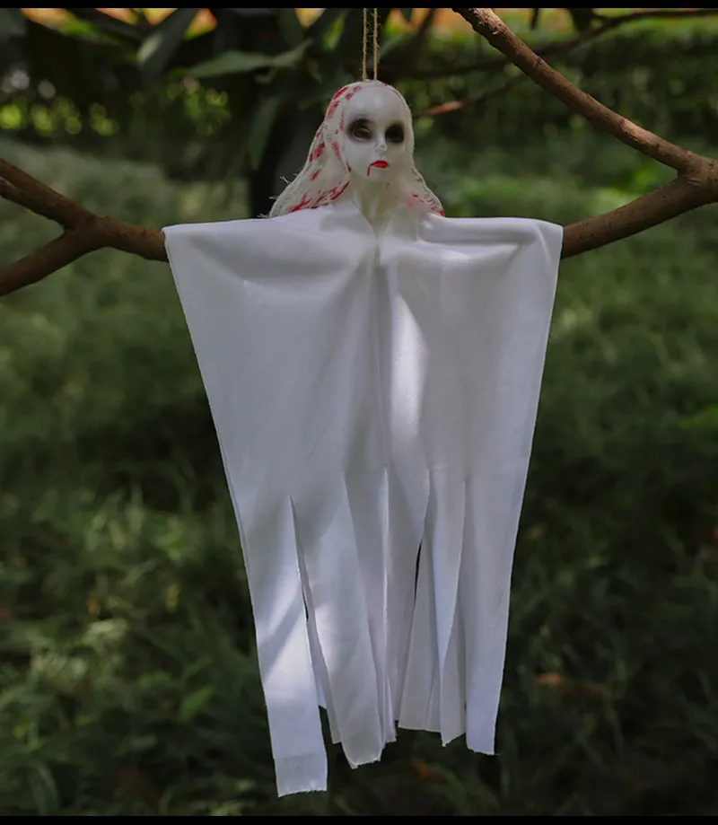 Halloween Décorer Sang Foulard Fantôme Pendentif Horrible Atmosphère Disposition Props pour Décorations De Jardin