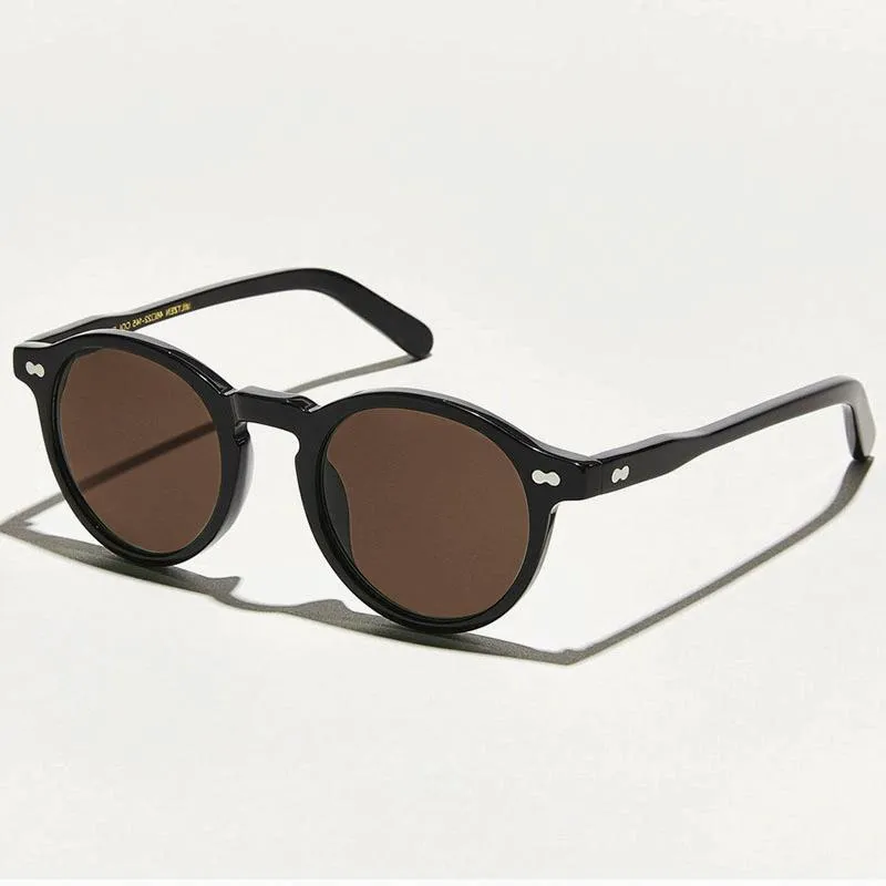 Sunglasses Round Man Lemtosh Sun Glasses Polarized Lens Woman Vintage Acetate Frame Top QualitySunglasses230Z