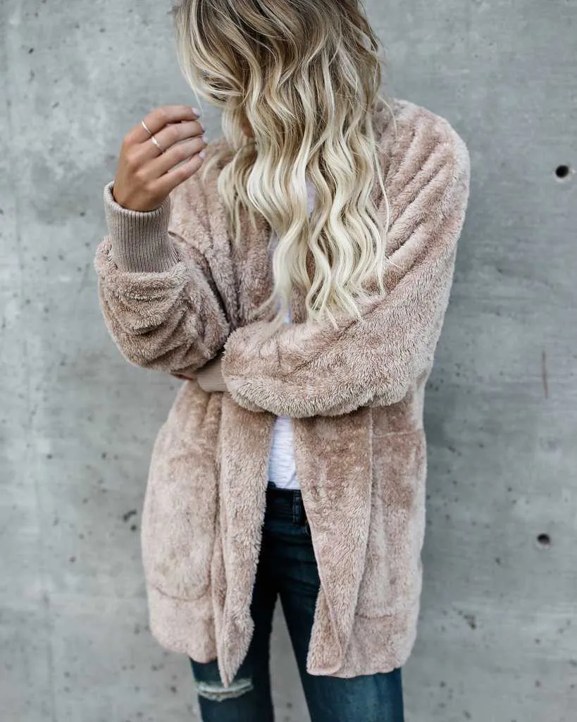 La plupart des femmes automne hiver femmes manteau chaud doux tenue à capuche fille cadeau fermeture éclair pulls décontractés 210909