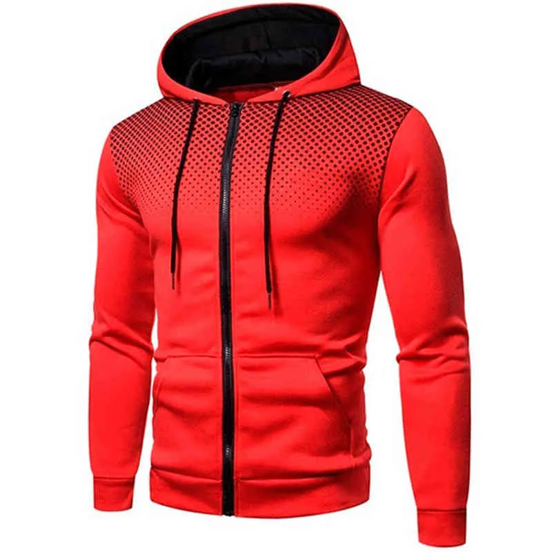 Mäns Jacka Sweatshirt Windbreaker Running Fitness Zipper Hooded Drawstring Top Långärmad Breathable Warm Trench Coat 3XL 210515