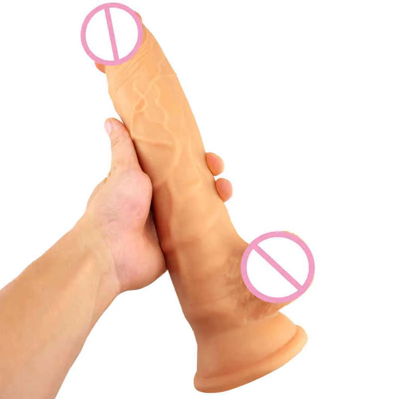 NXY-Dildos, Anal-Spielzeug, Doppel-Ei-Kombination, super dick, Simulation Penis, großer Hengst, weiblich, Sm, schwule Erwachsene, Sex-Produkte, Schwanz-Dildo, 0225