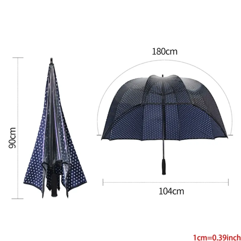 Windproof Helmet Shaped Dome Umbrella Couple Dome ParasolVibrating Helmet Reverse hat Transparent Golf Umbrella 2104012414872