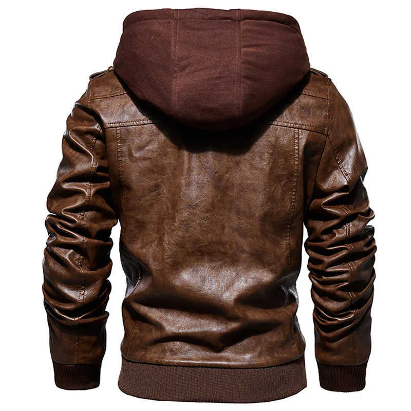 Winterjack Mannen Militaire Bovenkleding Fleece Tactische Lederen Jassen Mens Mode Biker Motorcycle PU Jassen Jaqueta Masculino 210923