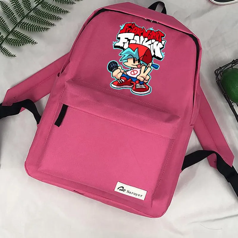 Backpack Dziecięce torby szkolne gra w piątek wieczorem Funkin Schoolbag Boys Bois Book Bag Teenagers Sac A DOS2627