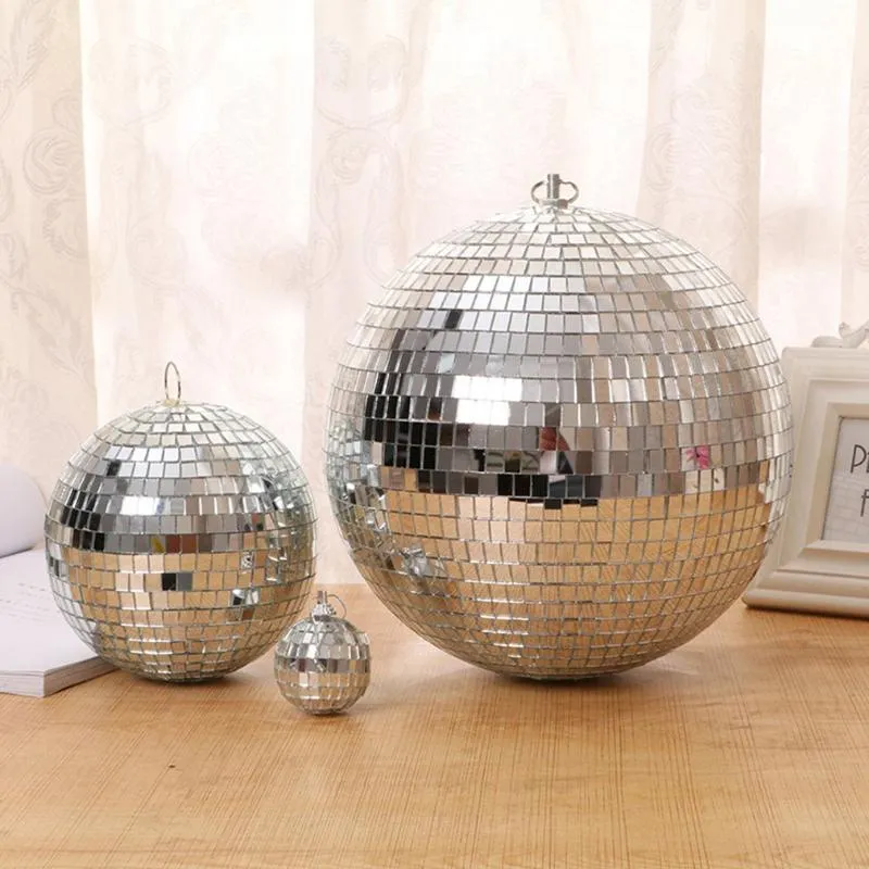 Party Decoration Big Glass Mirror Disco Ball DJ KTV Bars Stage Light Durable Lighting Reflective With B2850