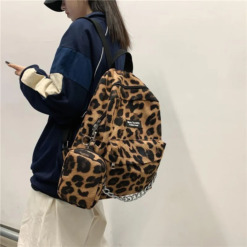 Borse da scuola 2021 Zaino da donna in velluto di moda ragazze adolescenti Borsa a tracolla Zaini Studenti Bagpack Mochila267D