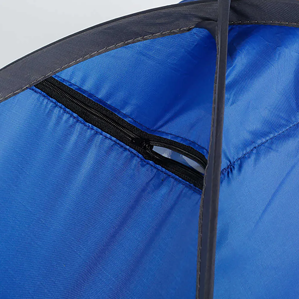 Outdoor Camping Beach Sun Protection Face Tent Foldable Windproof Lightweight Sun Shelter Umbrella Face Tent with Phone Holder Y0706