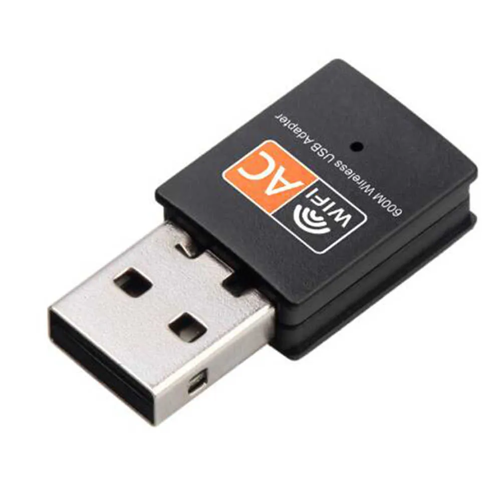 600m AC Çift Bant USB WiFi Adaptörü Antena Wi Fi USB Alıcı Kablosuz Ağ Kartı Dongle Ağ Kartı NCUAC09