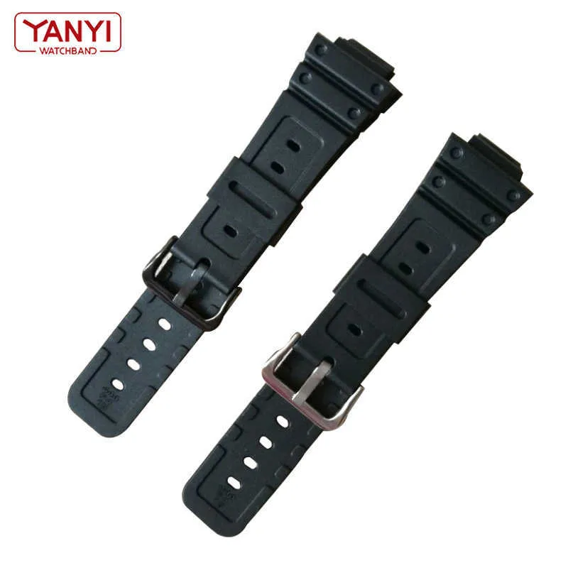 Plastklockband för Casio GSHOCK DW6900DW9600DW5600GWM5610 GA21002110 DW5000 GWB5600 DW5025 5035 Watch Strap 16mm H0982130351834205