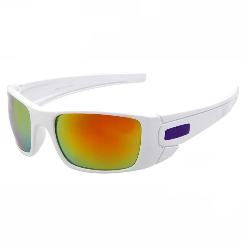 النظارات الشمسية الموضة الكلاسيكية O كبيرة الحجم للرجال تصميم العلامة التجارية ذكر الصيف في الهواء الطلق الرياضة القيادة البلاستيك الكبار الإطار Sun Glasses260D