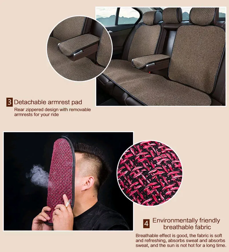 5-9 kits Seat Universal Car S Four Seasons Cushion Cover Auto Accessoires Interieur
