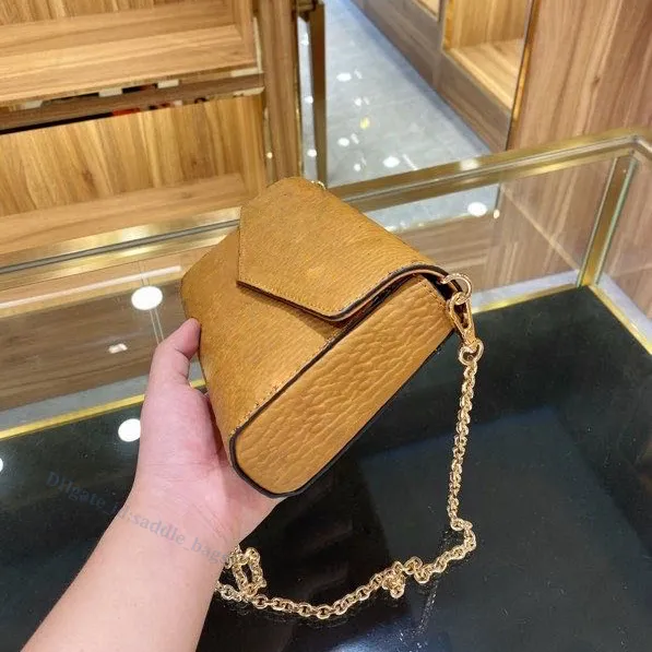 topkwaliteit ketting vierkante klep koppeling dame portemonnee beroemde ontwerper populaire cross body schouder praktische big beroemde designer handtas mode lederen slot munt portemonnee