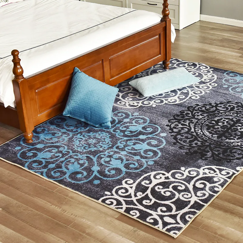 Geometrie Design Loop Stapel Fluwelen Tatami Tapijt Gebied Tapijten Hand Wash Aubusson Rechthoek Living Room Rug