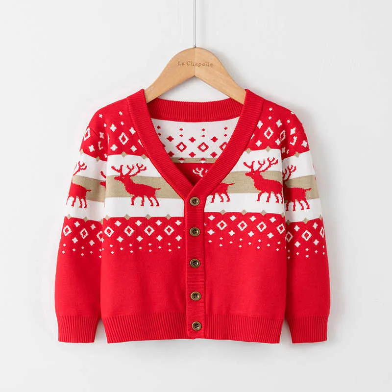 2021 neue Strickjacke Pullover Für Jungen Mädchen Winter Kinder V-ausschnitt Pullover Hohe Qualität Tops Herbst Kinder Strickwaren Pullover Y1024