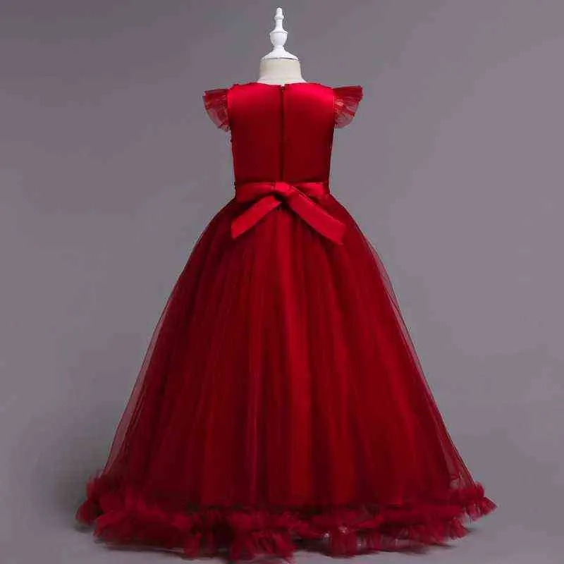 Kinderkleding meisjes nieuwe prinses jurk, grote jurk van kinderen, zomer kinderen piano kostuum G1129