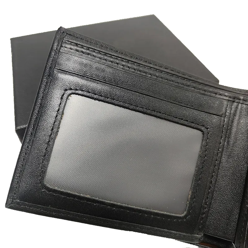Bobao Designer Mens en cuir portefeuille Carte de carte de poche Clip de poche