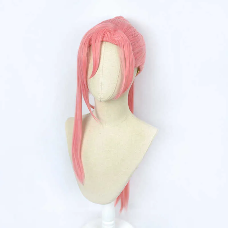 SK Cherry Blossom Kaoru Sakurayashiki Rose Longue Perruque Cosplay Costume SK8 l'Infini Cheveux Résistant À La Chaleur SK Huit Parti Perruques Y0913