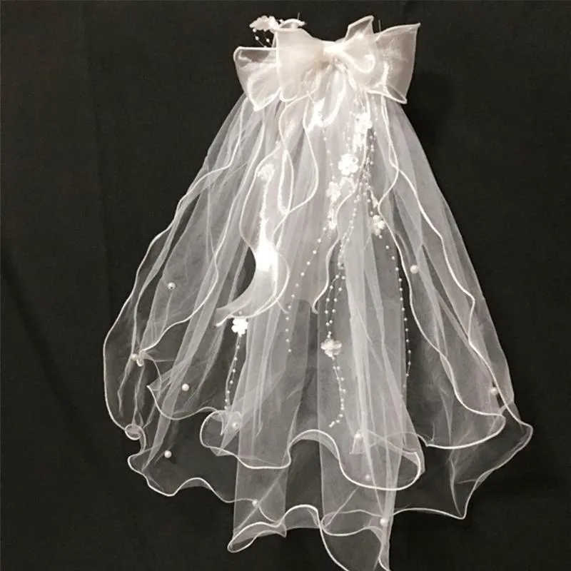 Berretto da tè da donna Decorazioni in filato trasparente Cappello Accessori la testa della sposa Cappelli a tesa larga2972