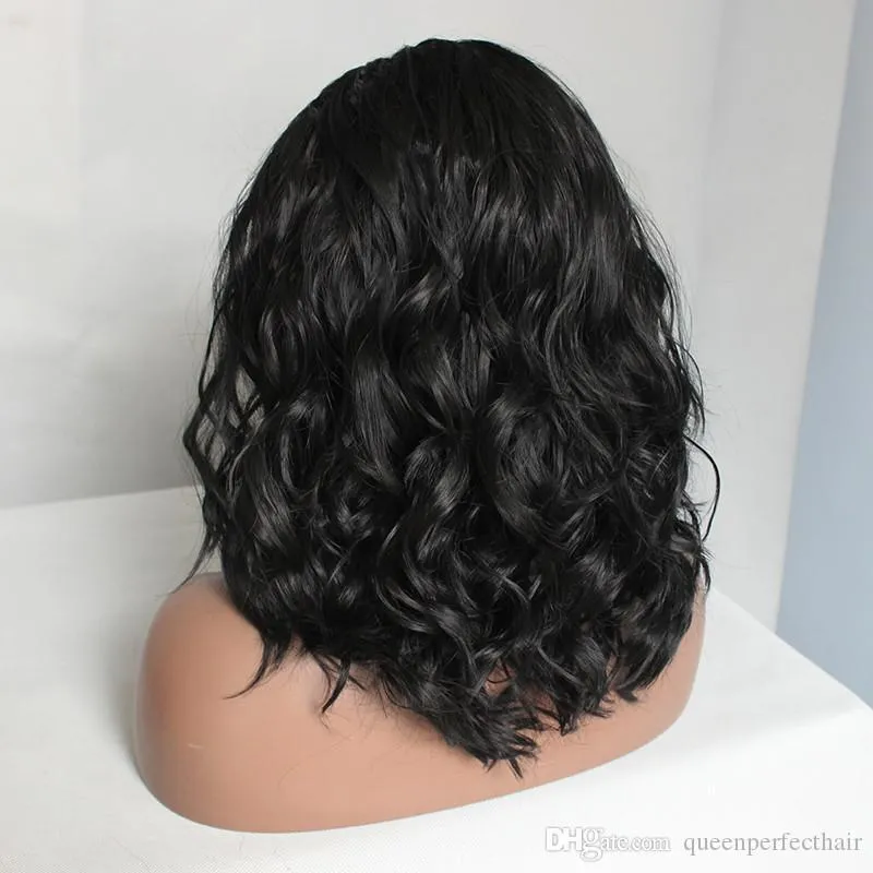 14 inch lang menselijk haar pruik 134 136 55 kant blad pruik natuurlijke kleur rechte handgemaakte pruik voor vrouw28229342213591