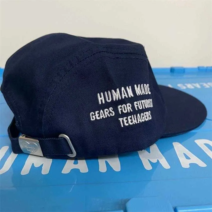 Human Made 4 Panneau Cap Trucker Casquettes de baseball pour hommes Femmes Summer Beach Sun Chapeaux Snapback Papa Chapeau Hip Hop Visière Réglable Sport Q0911