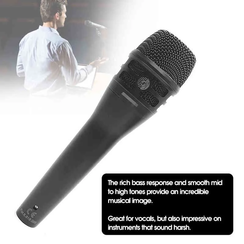 Yüksek Kaliteli Mikrofon Profesyonel Elde Taşıyıcı Karaoke Kablosuz Mikrofon Shure KSM8 SAHNE STEREO STUDIO MIC W2203147581745