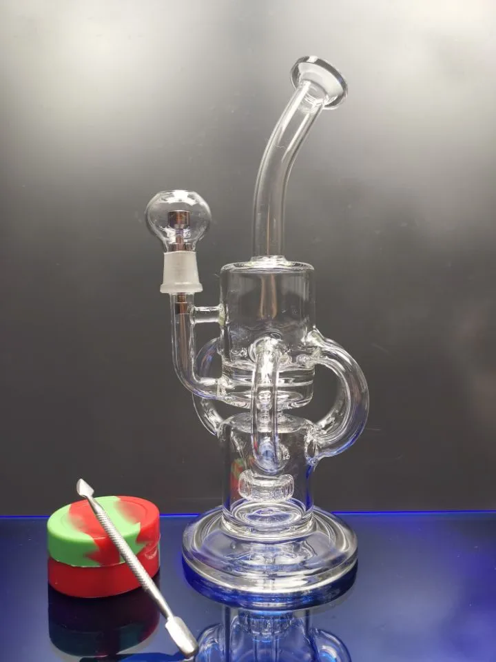 Super Vortex Verre Bong Dab Rig Narguilés Tornade Cyclone Recycleur Rigs Pipe À Eau 14.4mm Joint Bongs cheechshop