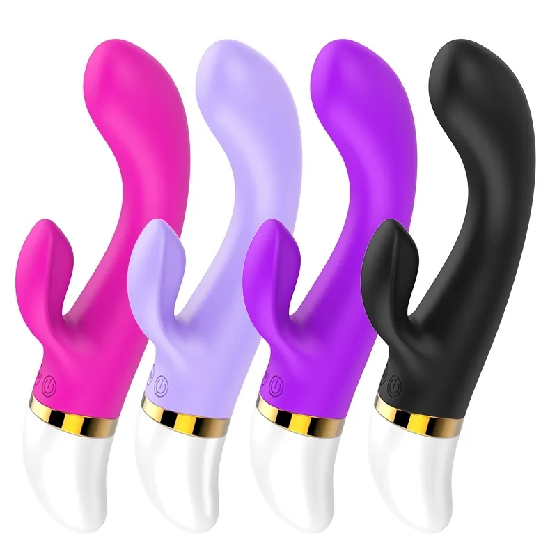Massage 12 vitesses corps masseur bâton gode AV lapin vibrateurs pour femmes femme Clitoris Sex Toys pour femme adulte G Spot produits érotiques