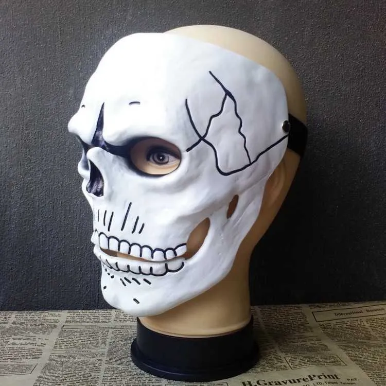 Filme 007 JAMES BOND Spectre Máscara Crânio Esqueleto Assustador Halloween Carnaval Cosplay Masquerade Ghost Party Resin Masks305p