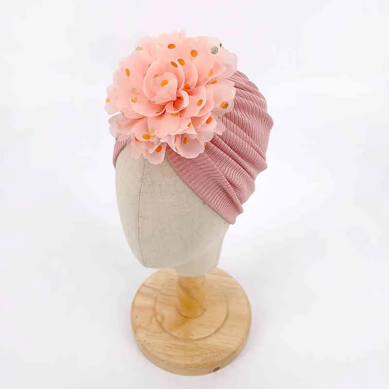 Belle fleur brillante bébé chapeau Turban mignon arc couleur unie filles garçons bonnets doux nouveau-né infantile casquette bandeau tête enveloppes