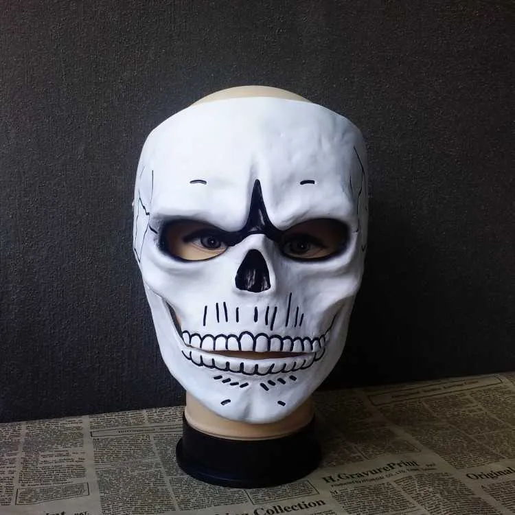 Movie 007 JAMES BOND Spectre Mask Skull Skeleton Scary Halloween Carnival Cosplay Costume Masquerade Ghost Party Resin Masks297p