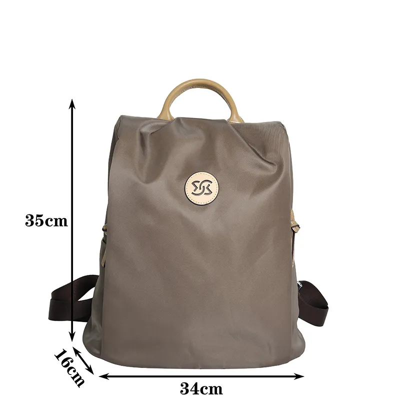 Fashion Design Anti-Diefstal Dubbele Rugzak Dames Single Shoulder Leisure Travel Bag Student Schoolbag
