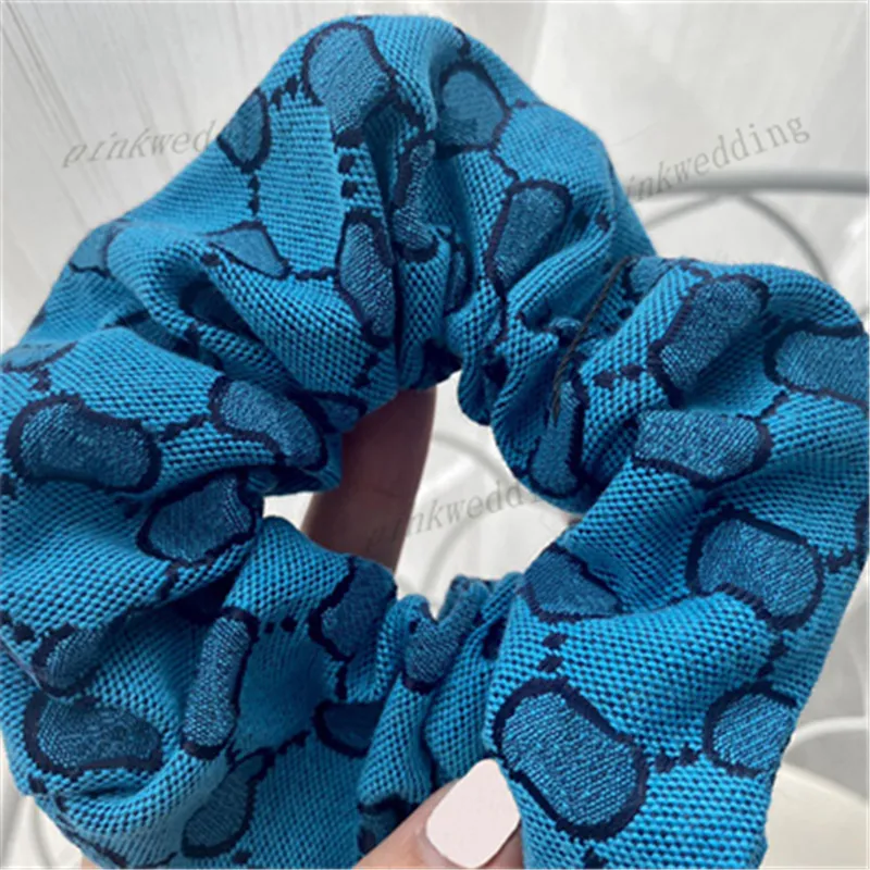 7 cores xadrez cocar carta jacquard faixas de cabelo na moda casual titular rabo de cavalo laços de cabelo alta qualidade scrunchies headwear196l