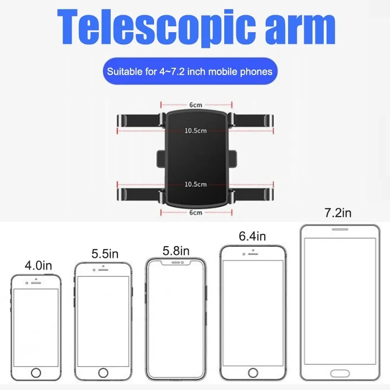 Nowy Uniwersalny Deska Rozdzielcza Uchwyt Telefonu Łatwy Clip Mount Stand GPS Wyświetlacz Wspornik Samochodowy Stojak wspornikowy dla iPhone Samsung Xiaomi