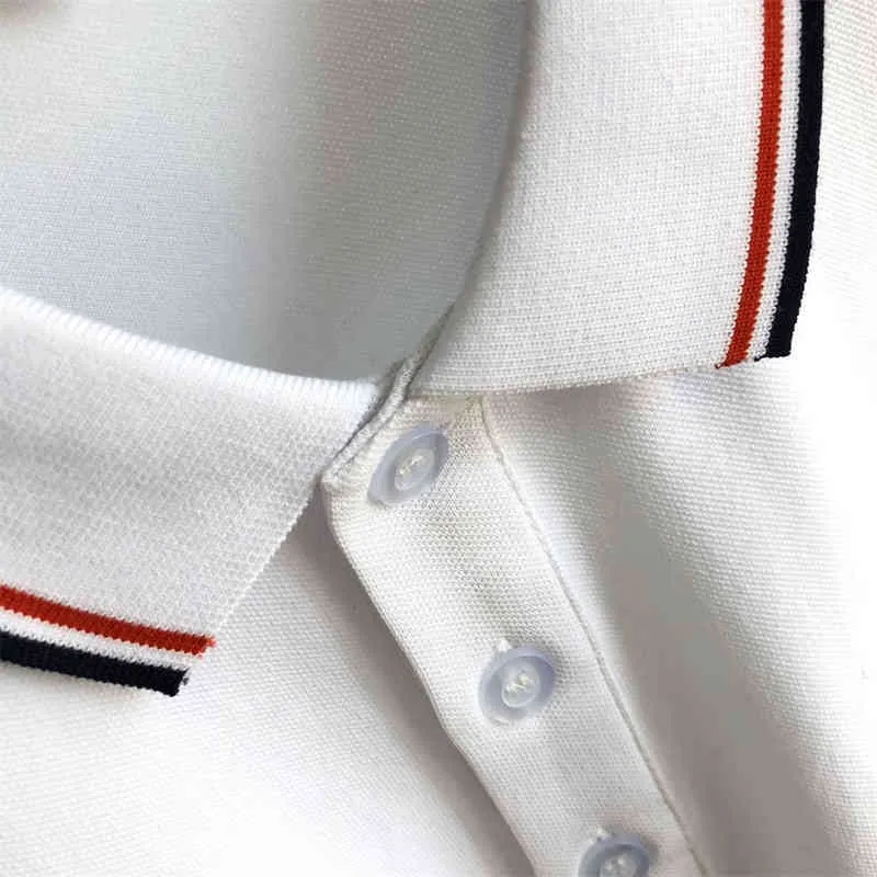 Spring And Summer Men'S Cotton Short Sleeve Polo Shirt Short Sleeve T-Shirt Korean Fashion Trend Lapel Clothes Men