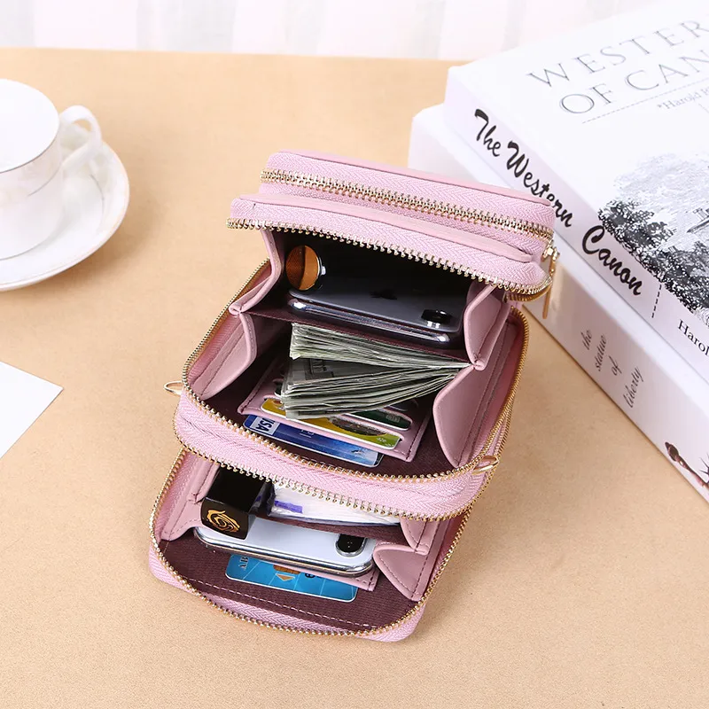 Crossbody Cell Phone Shoulder Bag Fashion Daily Use Card Holder Mini Summer for Women Wallet53318598208948
