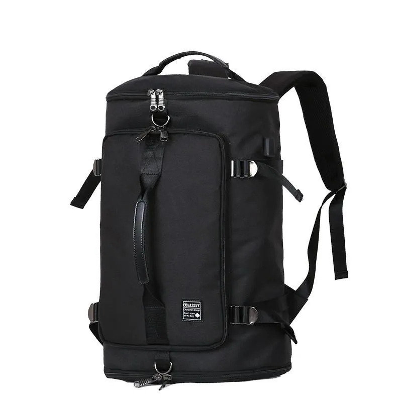 Backpack Bucket Men 40L Large Capacity 15 6 Laptop Bag Travel Bags For Mlae Teenagers Computer School Pack Rucksack239S