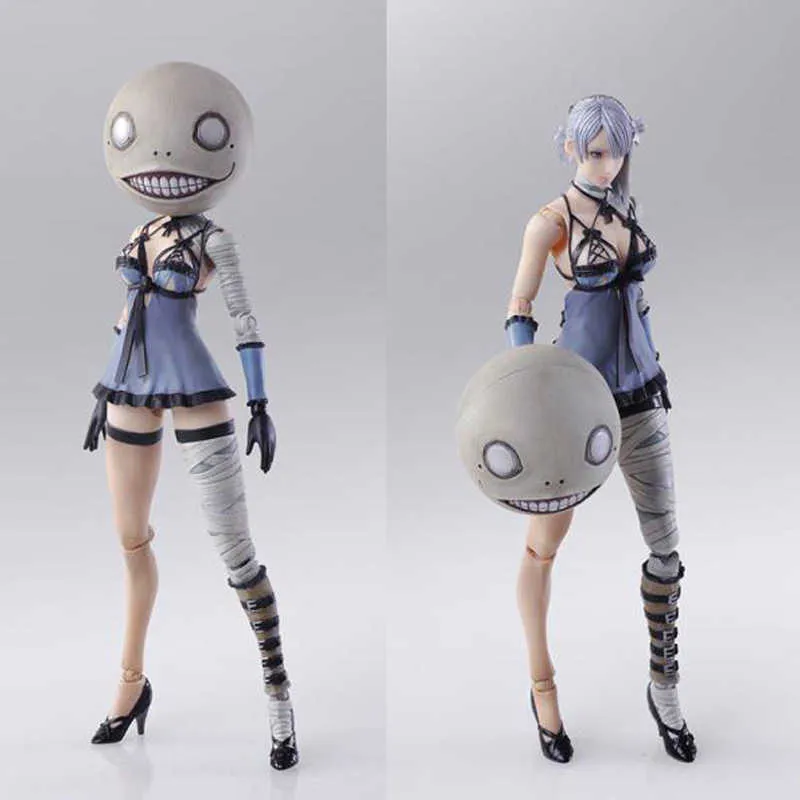 Anime Cartoon Game Nier Automata Replikant Gestalt Kaine Joine Ruchable Action Figure Pvc Toys Collection Doll Model 14cm Q0621235d9528131