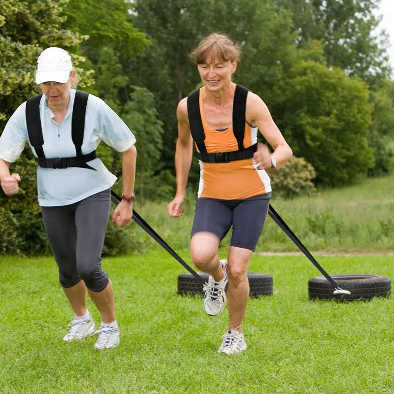 Sangle d'épaule portant le poids pour l'entraînement de vitesse, exercice de course, extenseur, bande de Fitness 220216