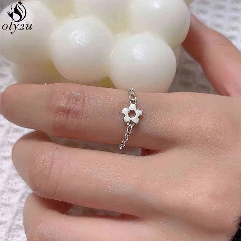 Anillos de cadena de dedo infinito de moda para mujeres Conjunto de anillos Borla 8 Forma de letra Anillo de damas Símbolo de amor sin fin Joyería de boda G1125