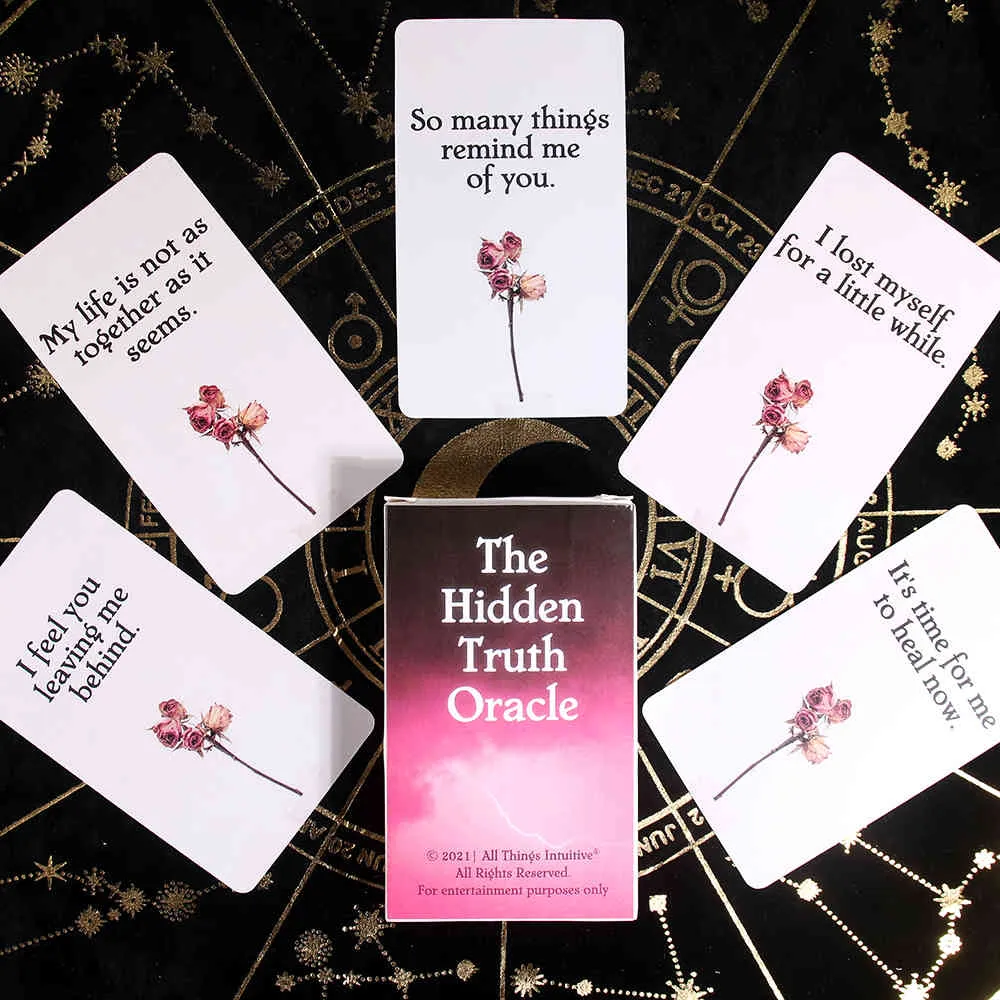 The Hidden Truth Independent Oracles Love, Romance Twin Flame Soulmate Cards Game Deck Tarot Board