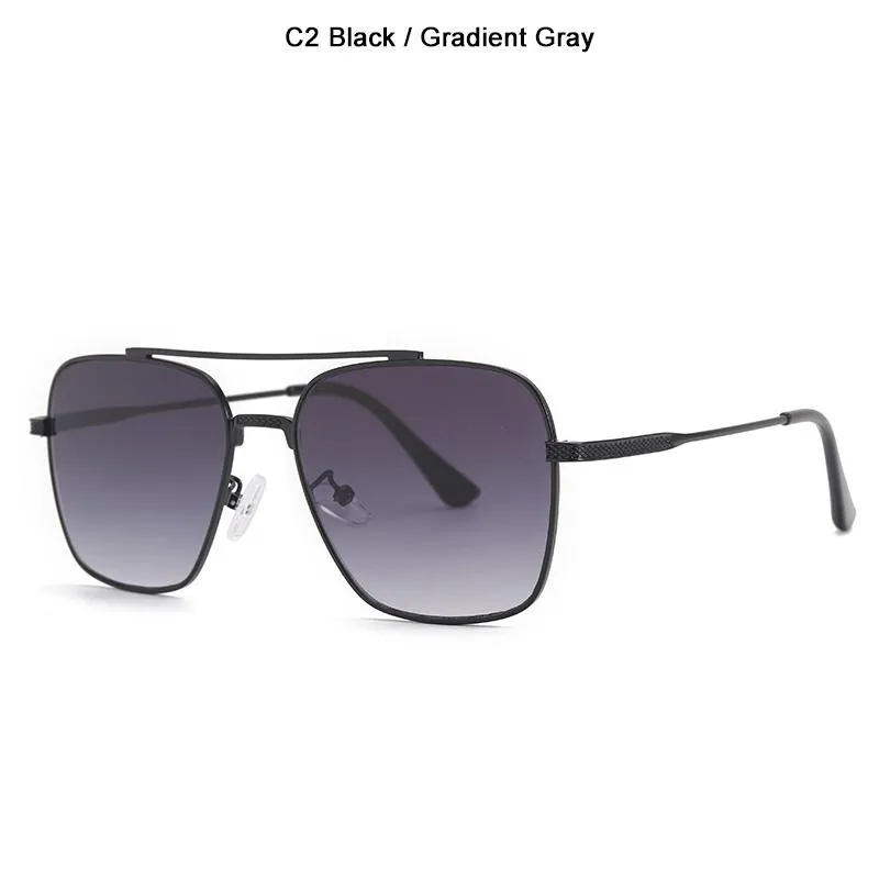 Солнцезащитные очки Jackjad Fashion Flight Seven The Rock Style Gradient для мужчин Square Pilot Metal Brand Design Sun Glasses 17340289f