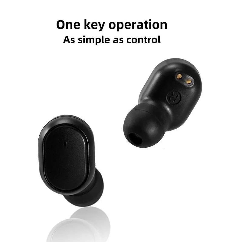 TOP A6S TWS Wireless Bluetooth Headset Earphones Pk Xiaomi Redmi Airdots Buller Corting Earuds Blutooth för all smarttelefon